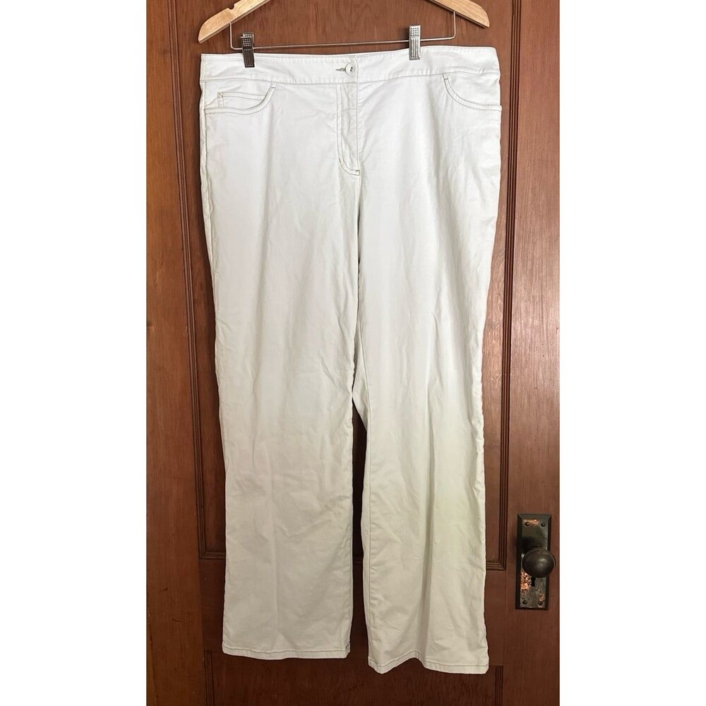 Eileen Fisher Beige Wide Leg Cargo Pants